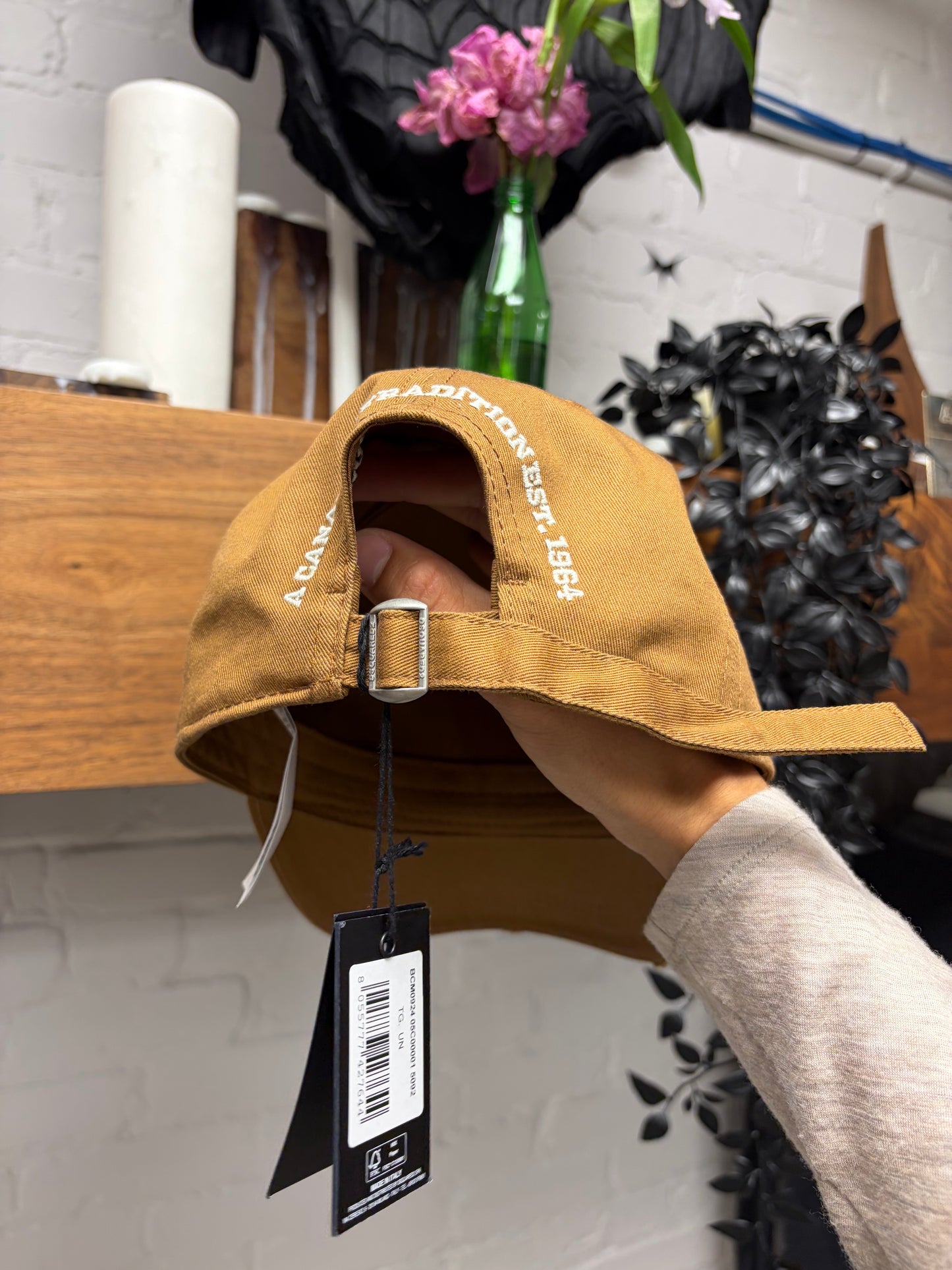 Dsquared2 ‘Campgrounds’ Canadian Patch Distressed Strap-Back Cap