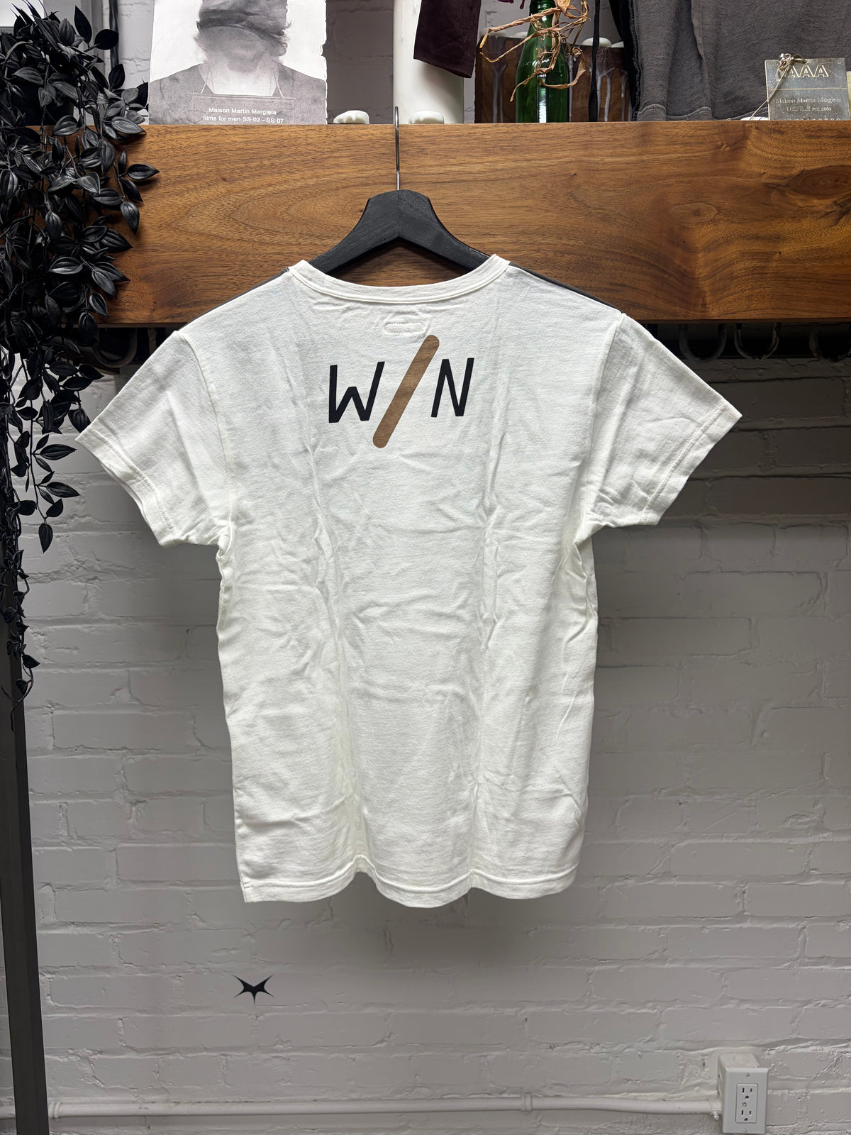 Kapital ‘Paisley Drip’ Black Bandana Print White Graphic T-Shirt