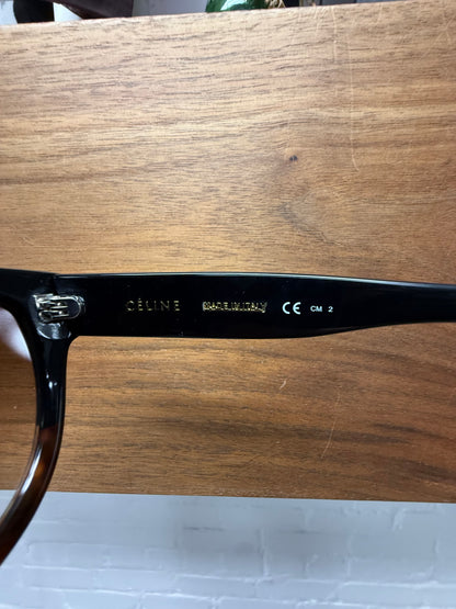 Celine ‘Shadow’ Tortoiseshell Brown Tinted Aviator Sunglasses