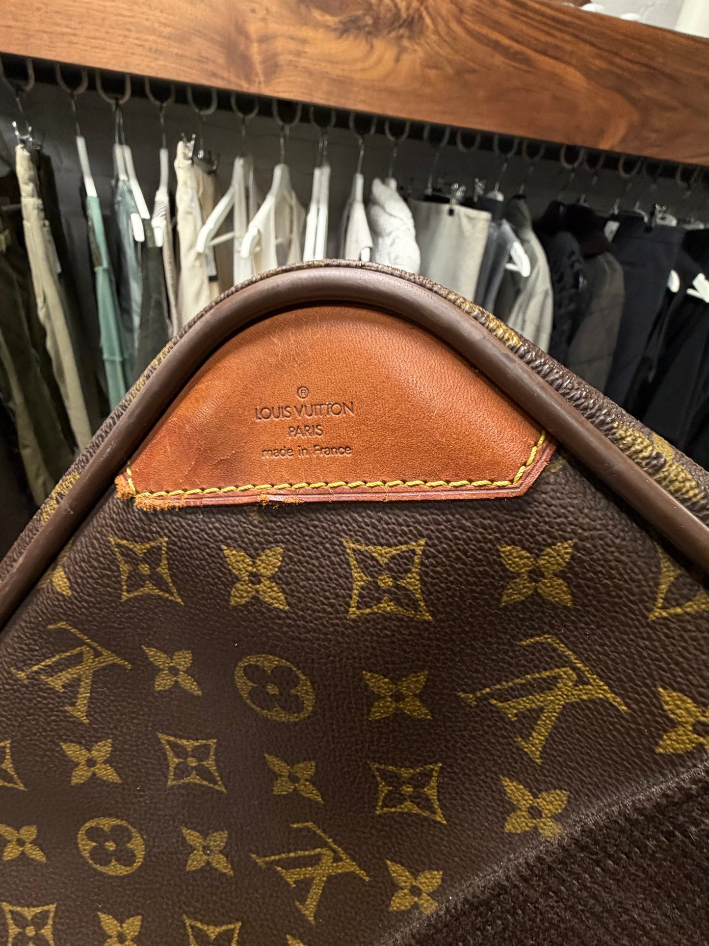 Louis Vuitton ‘Satellite 70’ Monogram Brown Suitcase