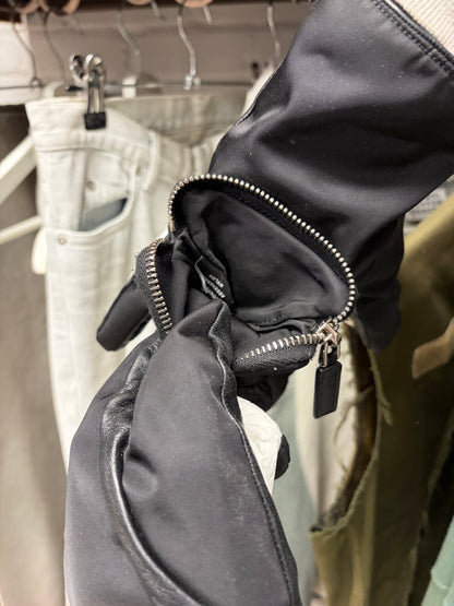 AW2021 Prada by Raf Simons Re-Nylon/Napa Leather Hybrid Gloves