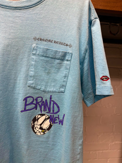 Chrome Hearts x Matty Boy ‘Brain Stain’ Blue Short Sleeve Graphic T-Shirt