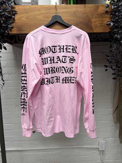 AW2025 Supreme ‘The Exorcist’ Pink/Black Long Sleeve T-Shirt