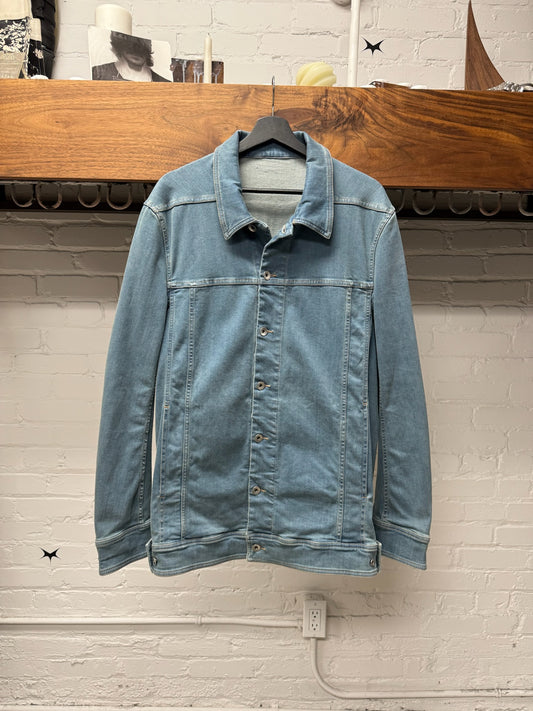 Rick Owens DRKSHDW ‘Soft Blue’ Denim Workers Jacket