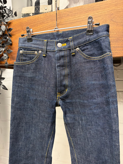 Vintage 90s Number (N)ine Raw Blue Skinny Jeans