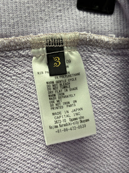 Kapital ‘SWT’ Light Purple Varsity Logo Drawstring Sweatpants