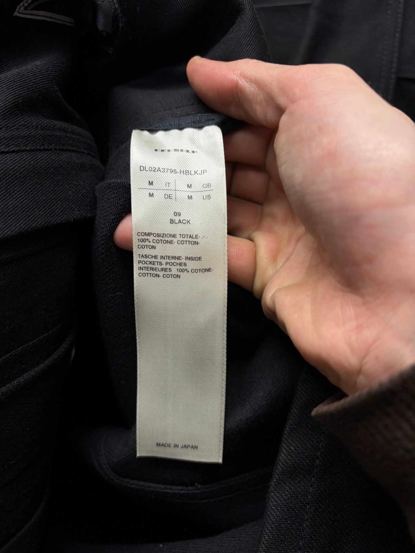 Rick Owens 16oz Japanese Raw Denim ‘Workers’ Black Trucker Jacket