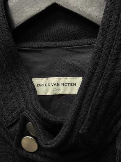 Dries Van Noten ‘Naval’ Military Button Snap Bomber Jacket