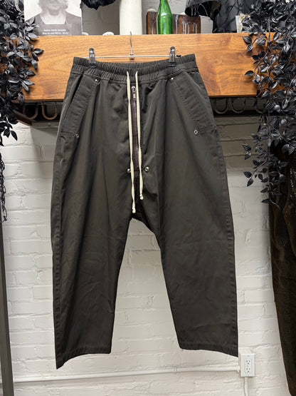 AW2020 Rick Owens ‘Performa’ Cropped Black Drawstring Pants