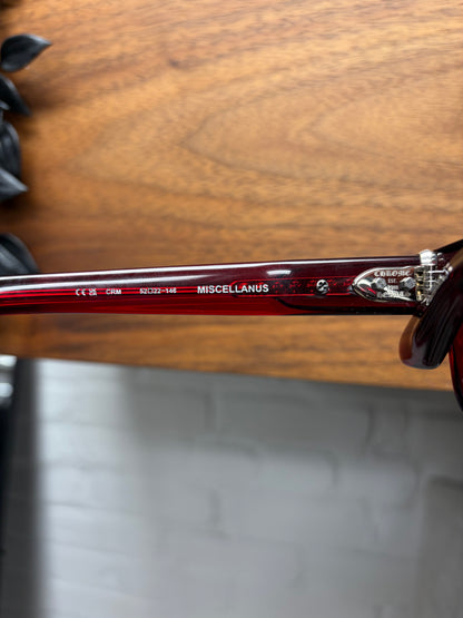 Chrome Hearts ‘Misselanus’ Crimson Red 925 Silver Sunglasses