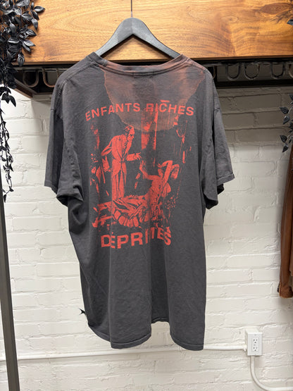 Enfants Riches Deprimes ‘Dunked Dorothy’ Bleach Distressed Graphic T-Shirt