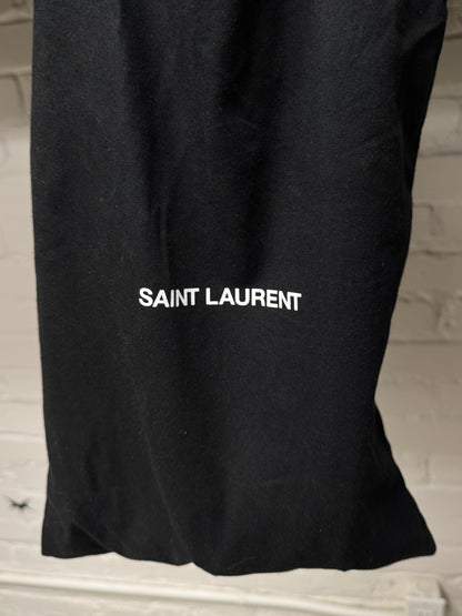 Saint Laurent Black Logo Tote Bag