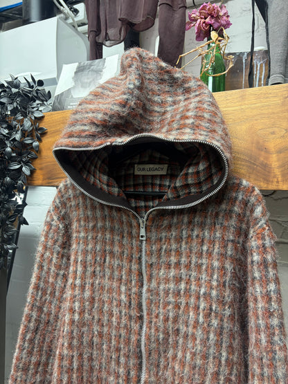 Our Legacy ‘Gimp’ Plaid Full Zip Hoodie