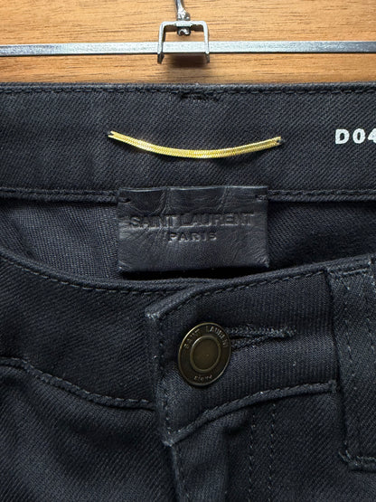 2017 Saint Laurent ‘D04’ Black Skinny Jeans