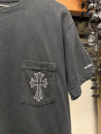 Chrome Hearts ‘Cemetery Cross’ Black Graphic T-Shirt