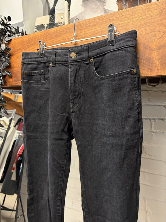 2018 Saint Laurent ‘D02’ Classic Black Skinny Jeans