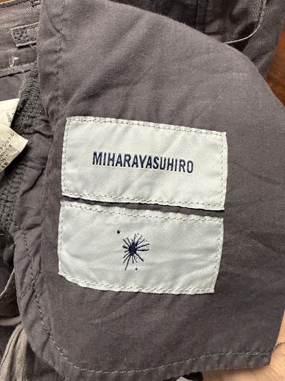 Mihara Yasuhiro ‘Dust Brown’ Light Cotton Blend Drawstring Shorts