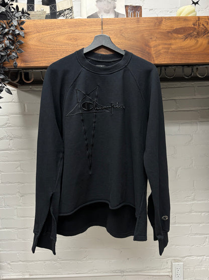 Rick Owens x Champion Embroidered Logo Sweatshirt