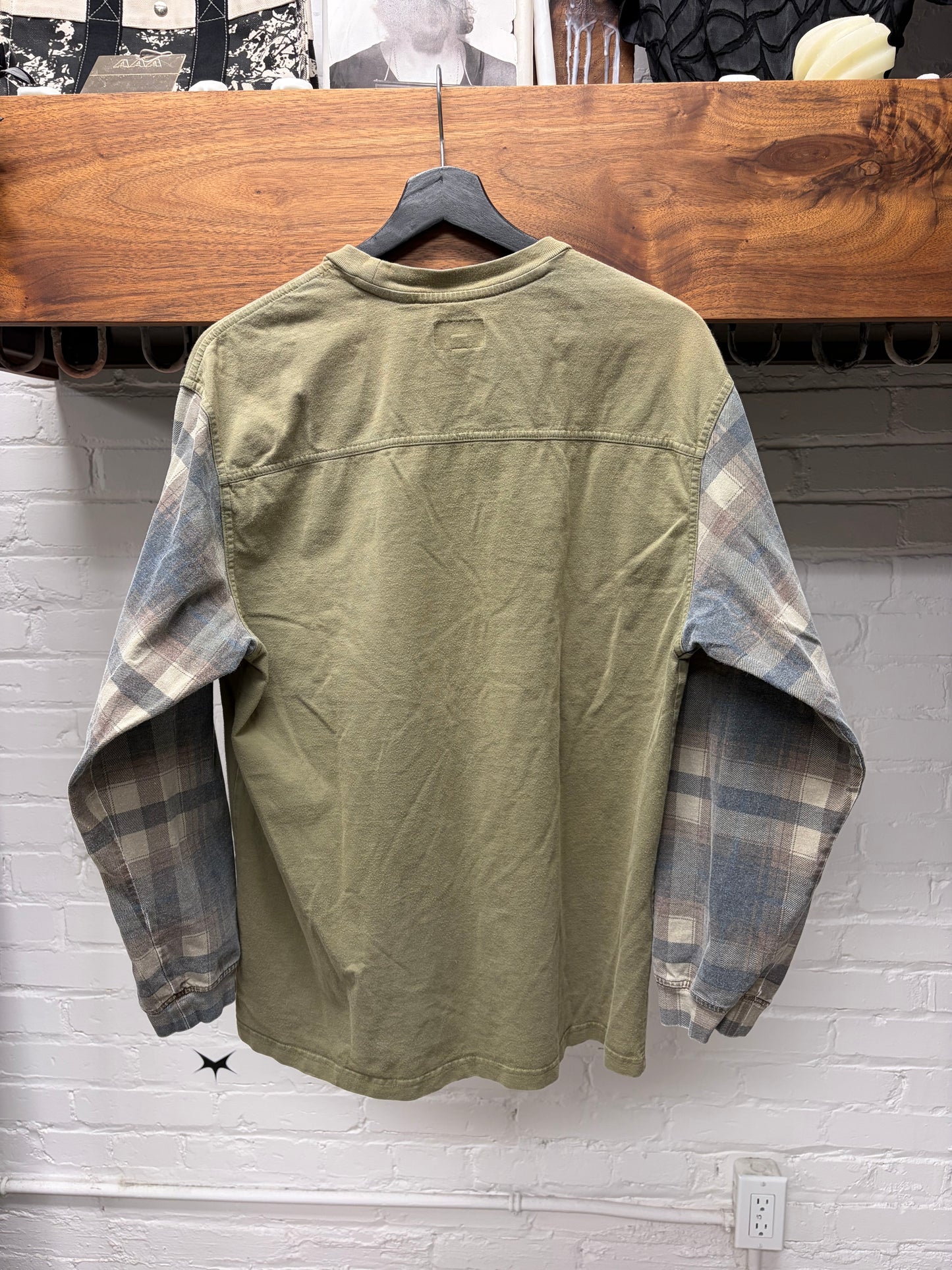 AW2021 Supreme Plaid/Olive Long Sleeve Shirt