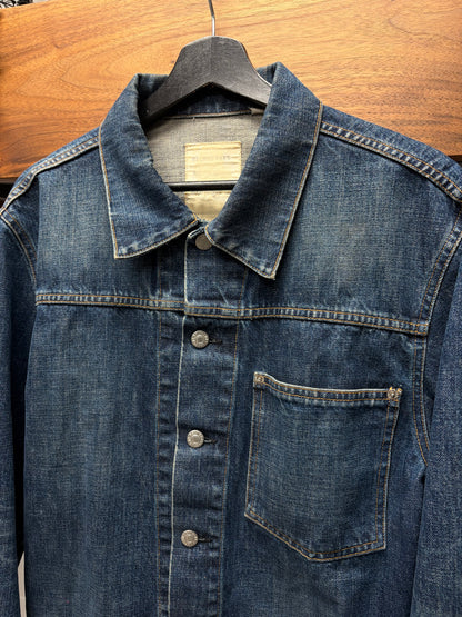 Vintage Helmut Lang True Washed Blue Denim Trucker Jacket