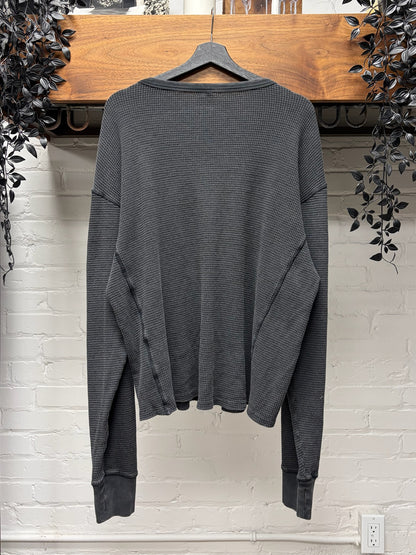 Entire Studios ‘Thumbhole’ Thermal Long Sleeve Cotton T-Shirt