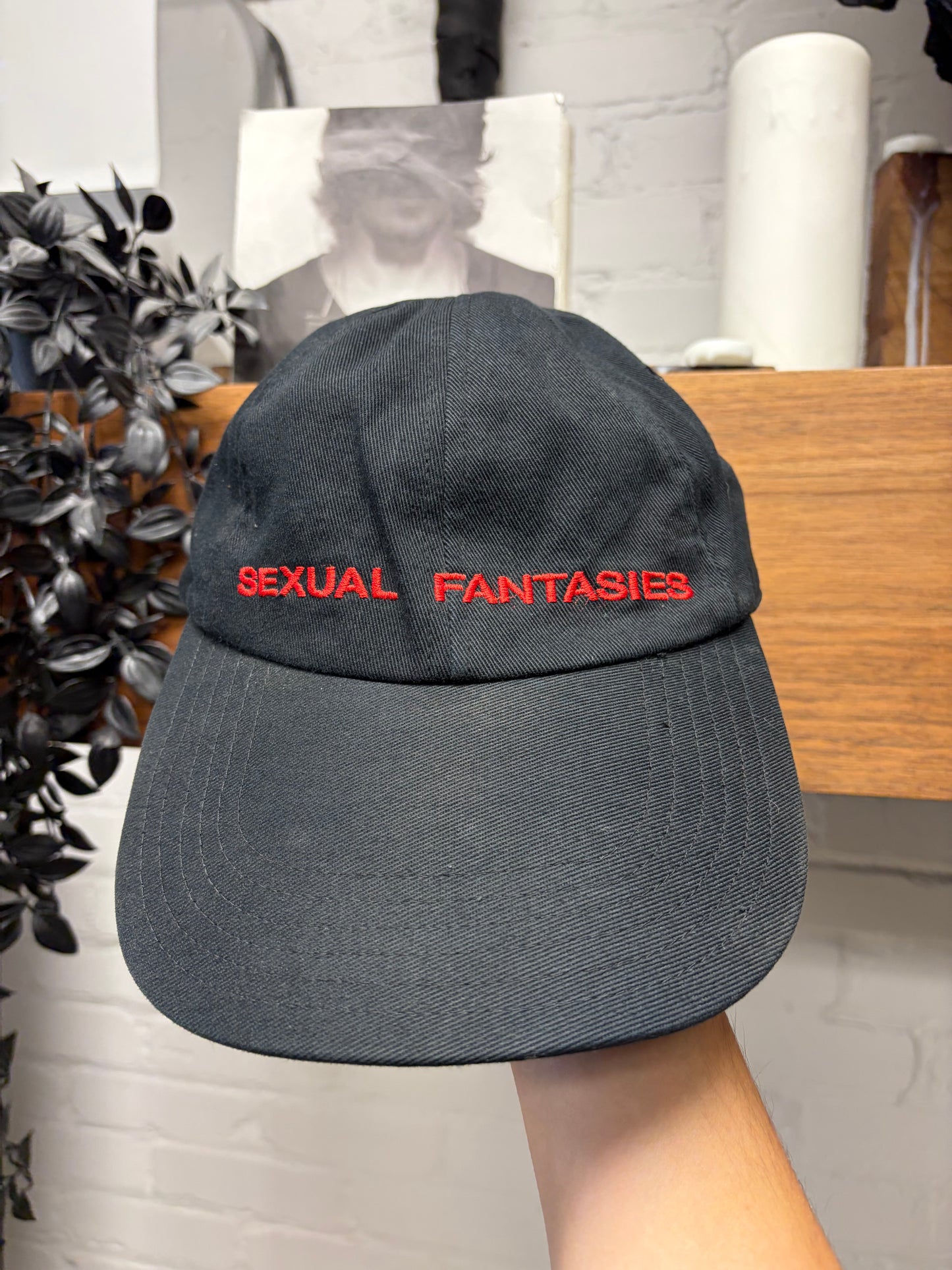 AW2017 Vetements ‘Sexual Fantasies’ Black Strap-Back Baseball Cap
