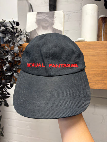 AW2017 Vetements ‘Sexual Fantasies’ Black Strap-Back Baseball Cap