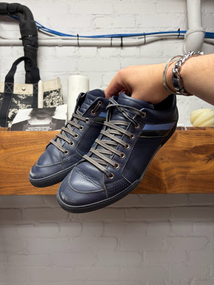Dior Homme ‘B18’ Navy/Camo Leather Low Top Sneakers