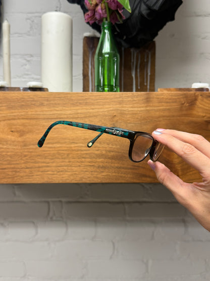 Dolce and Gabbana Blue Tortoiseshell Cat Eye Prescription Glasses