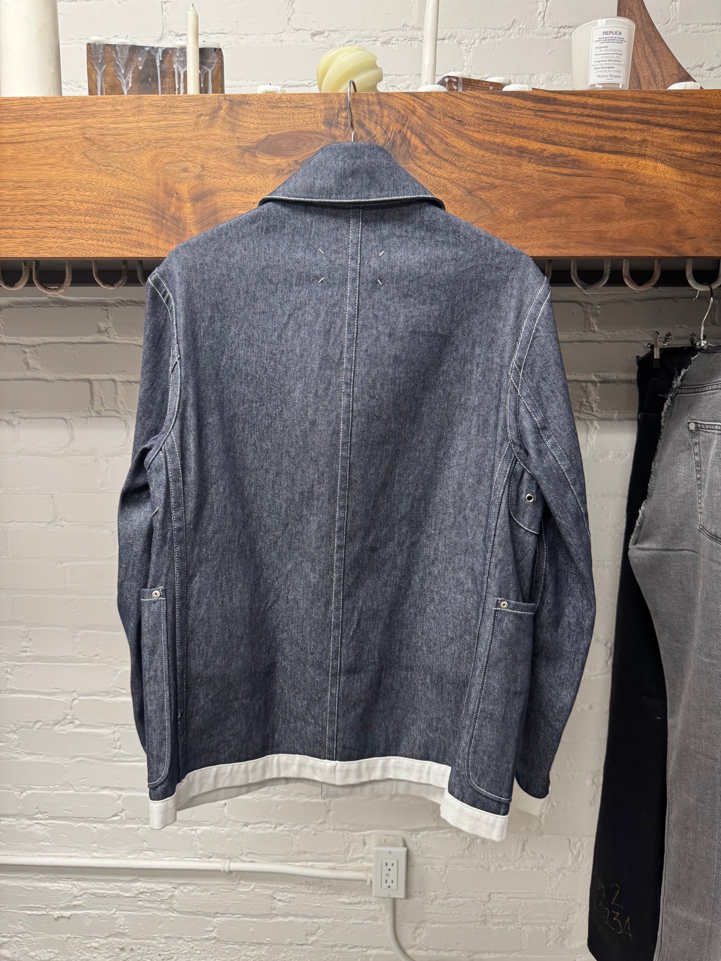 SS2018 Maison Margiela Reversible Denim Chore Coat