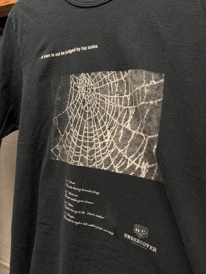 SS2009 Undercover ‘Spider Web’ Black Graphic T-Shirt