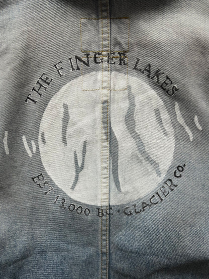 SS04 Helmut Lang Hand Painted ‘Finger Lakes’ Denim Jacket