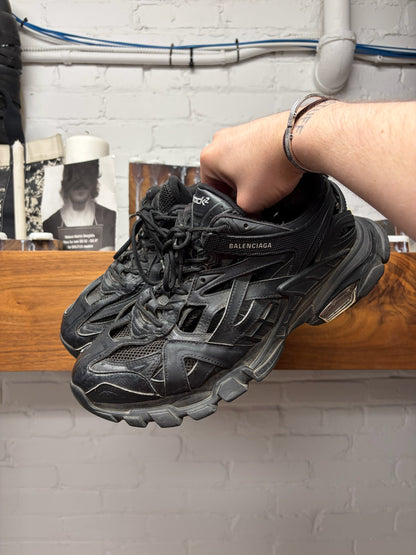 Balenciaga ‘Track 2’ Black/Silver Low Top Sneakers