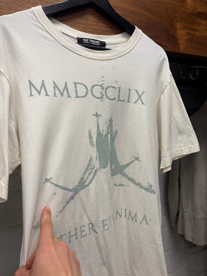 SS2006 Raf Simons ‘Aether Et Antima’ White Graphic T-Shirt