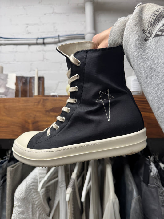 Rick Owens DRKSHDW Black Canvas ‘Pentagram’ Ramones