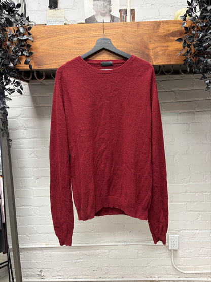 Costume National Homme ‘Burnt Red’ 100% Wool Sweater