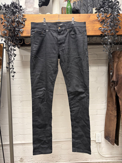 2023 Saint Laurent ‘D02’ Black Skinny Jeans