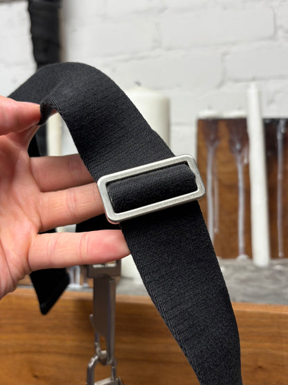 SS2024 Rick Owens ‘Disco’ Black Double Buckle Belt