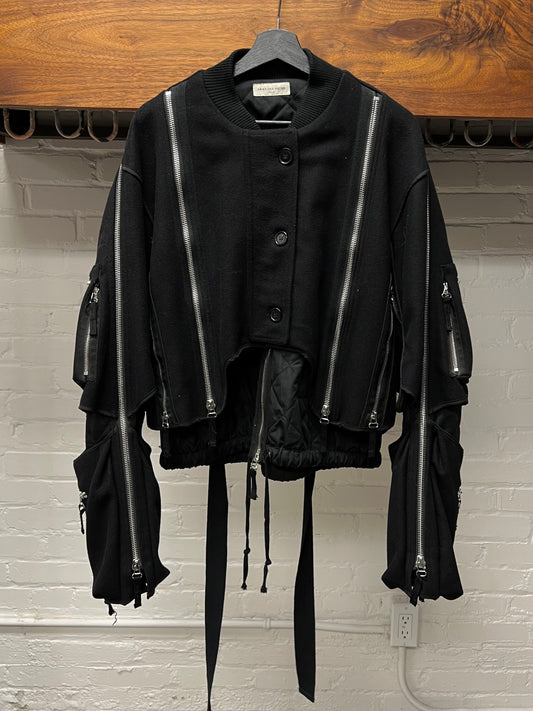 AW2014 Dries Van Noten ‘Back-Zip’ Bomber Jacket