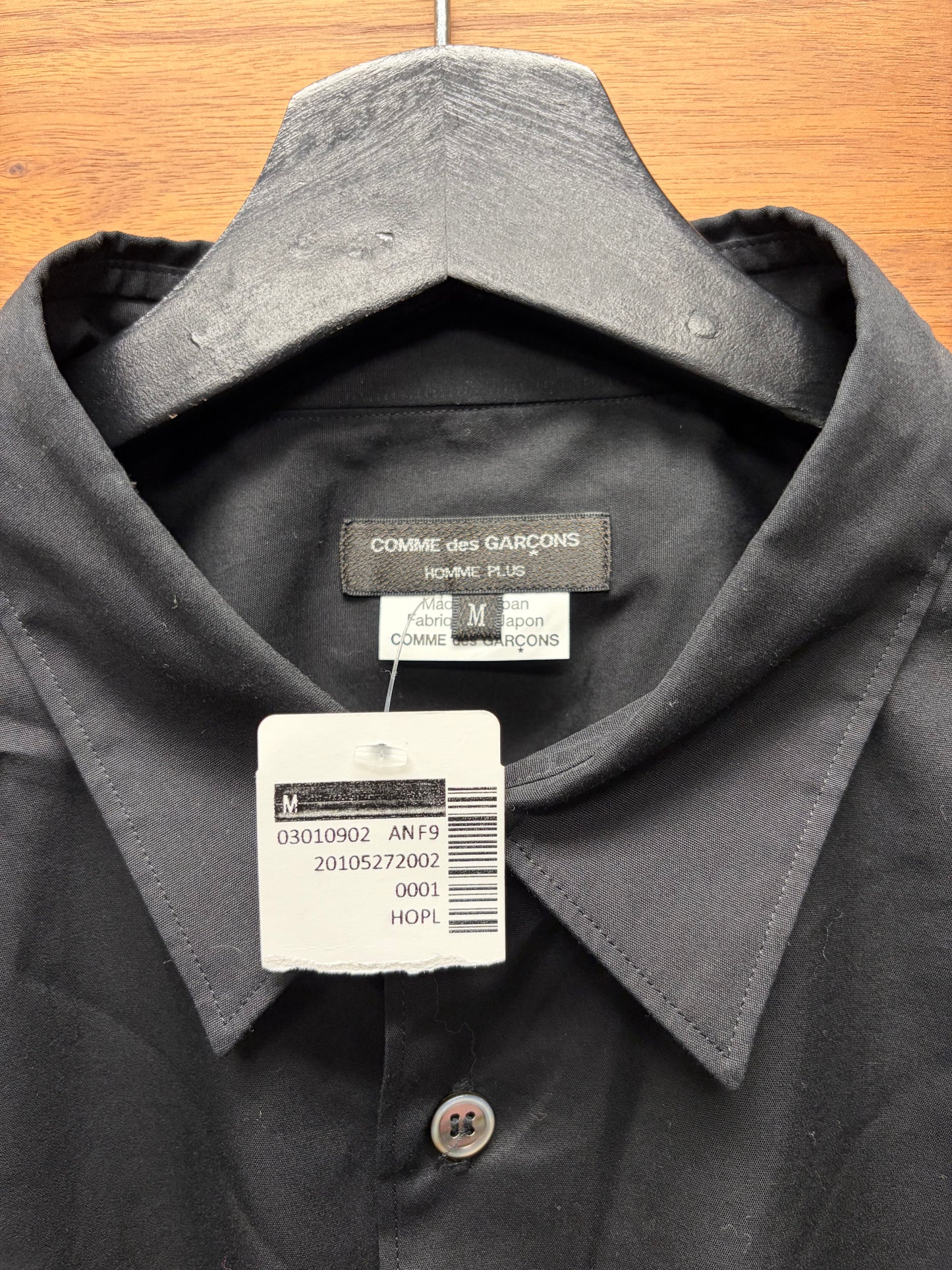 2019 Comme Des Garçons Homme Plus ‘Lopsided Sleeve’ Button Up Shirt
