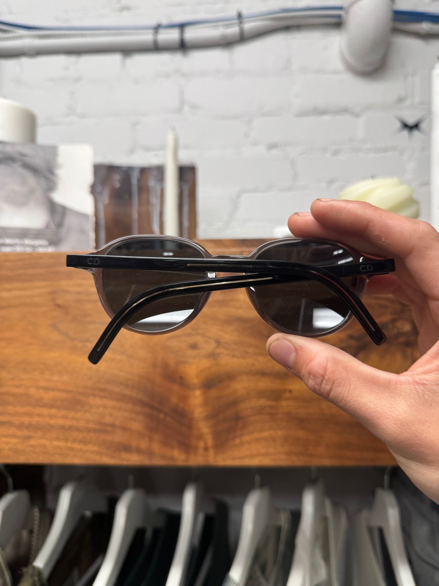Dior Homme ‘Blacktie’ Black Clubmaster Sunglasses