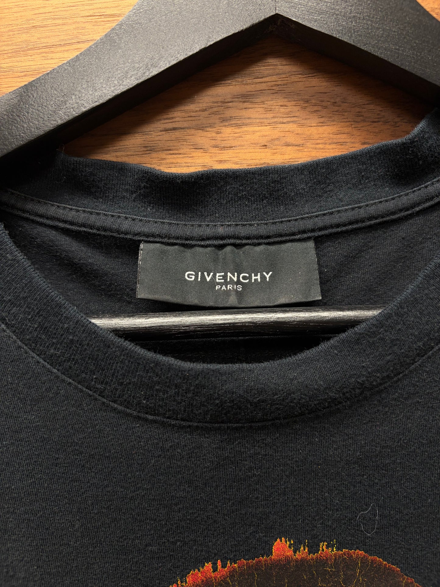 AW2010 Givenchy by Ricardo Tisci ‘Jesus is Lord’ Black Graphic T-Shirt