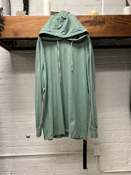 Rick Owens DRKSHDW ‘Aqua’ Blue Pullover Hoodie