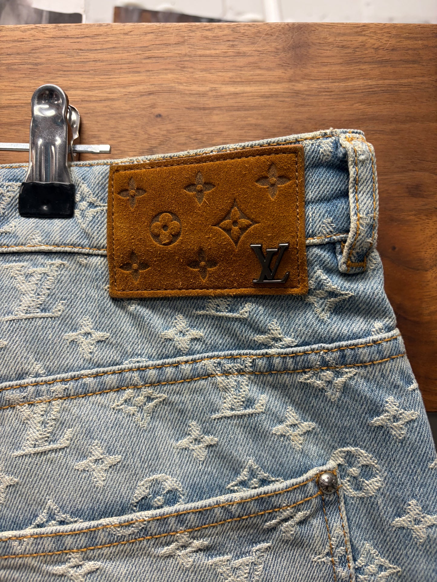 SS2022 Louis Vuitton by Virgil Abloh ‘Graffiti’ Monogram Blue Denim