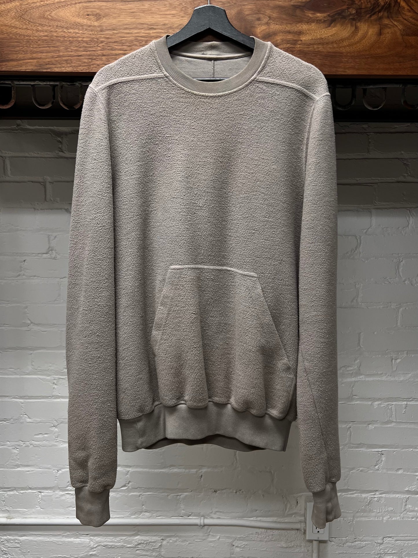 Rick Owens ‘Dust’ Reverse Cotton Sweatshirt