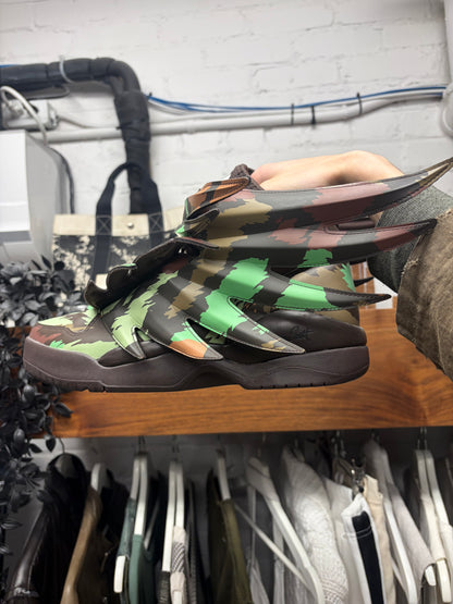 2015 Jeremy Scott x Adidas Wings 3.0 Camouflage High Top Sneakers