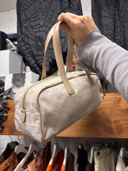 2003 Chanel ‘Travel Ligne’ Mini Tan Bowling Bag