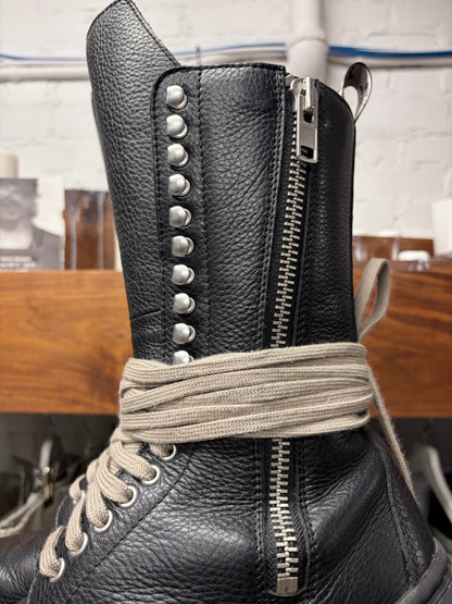 Rick Owens x Doc Martens ‘1918 DMXL’ Calf Length Leather Boots