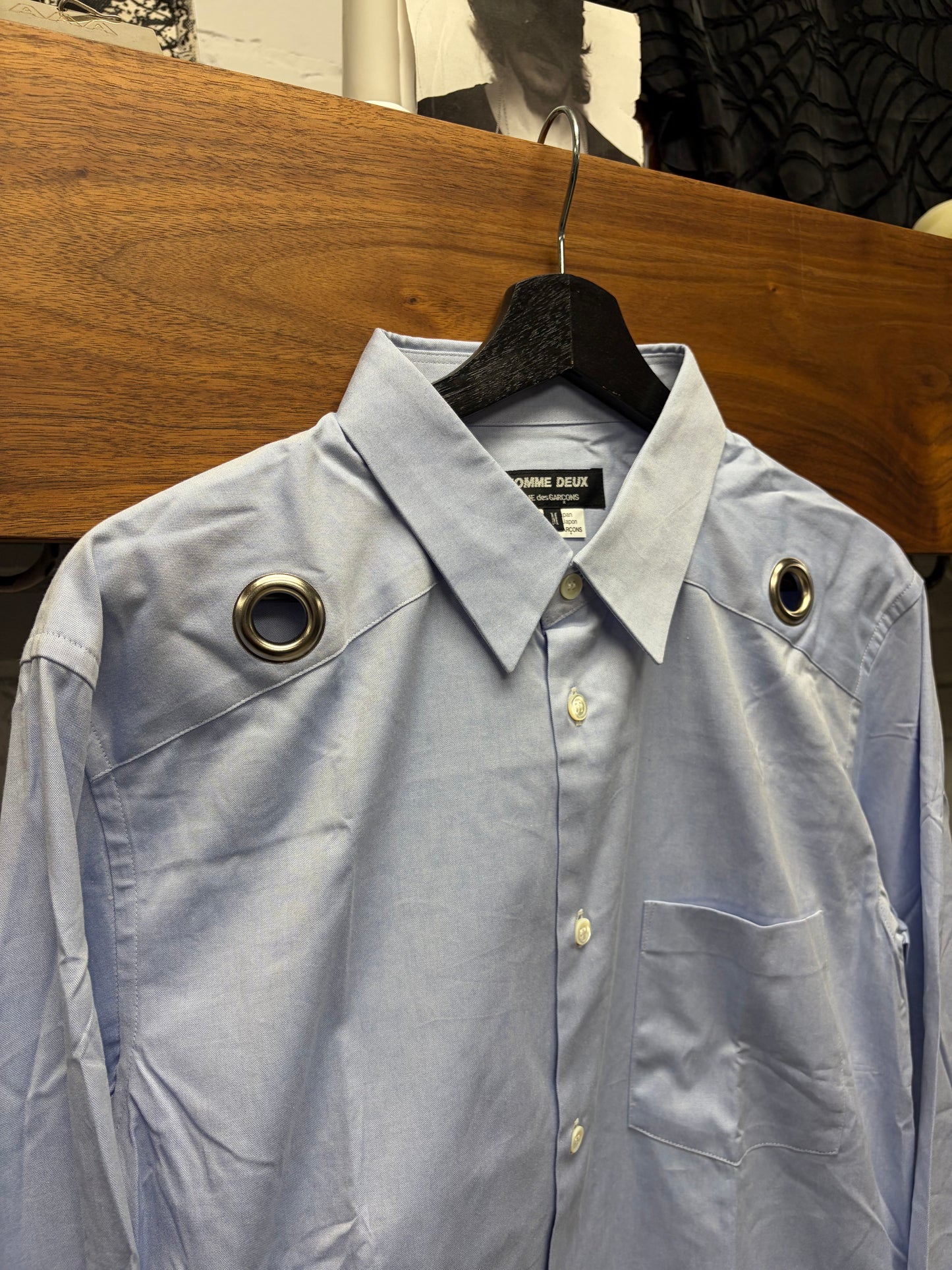 2019 Comme Des Garçons Homme Deux ‘Shower Curtain’ Button Up Shirt
