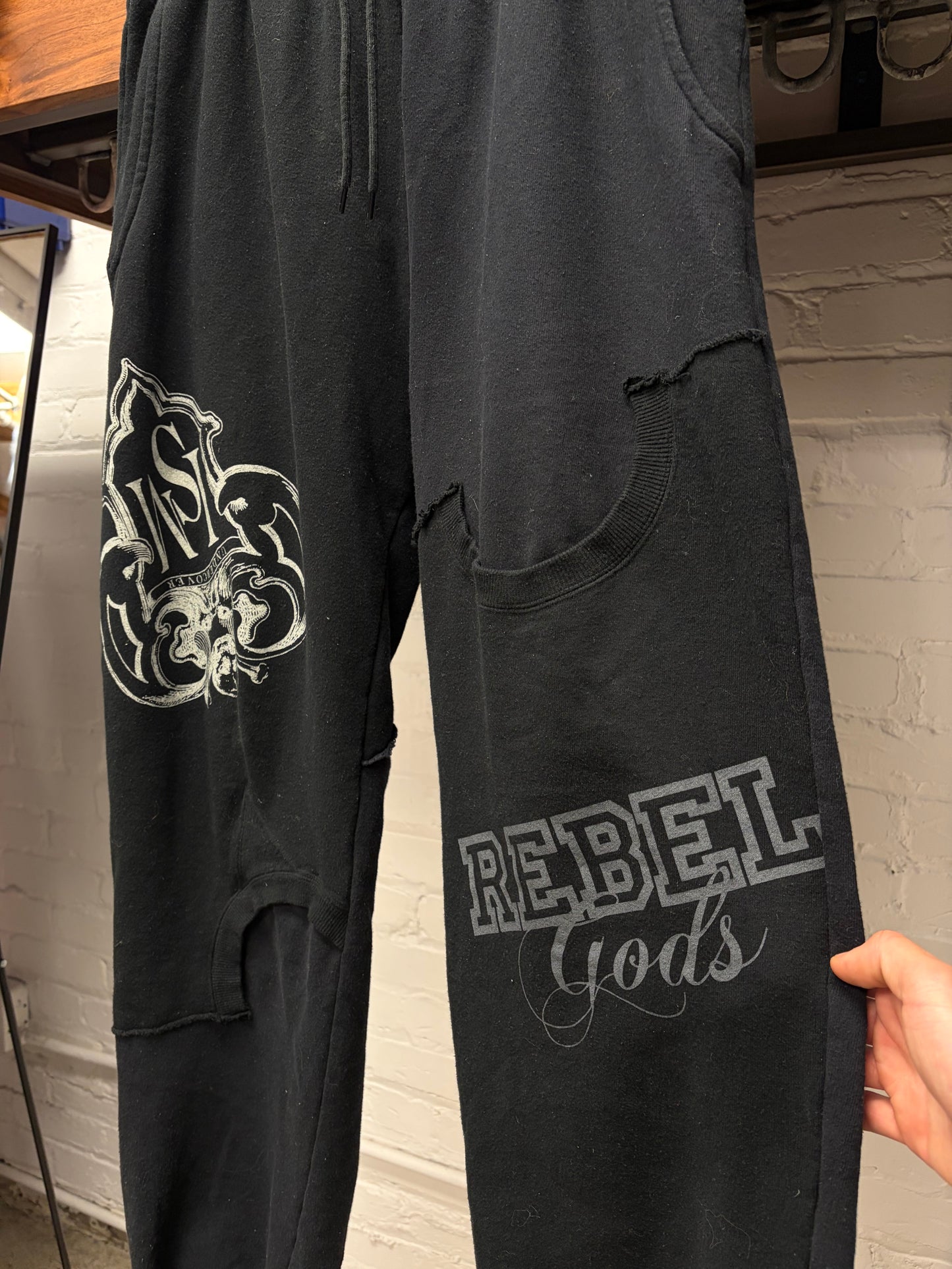 SS2022 Undercover ‘Paper Doll’ Hybrid Sweatshirt Reconstructed Cotton Sweatpants